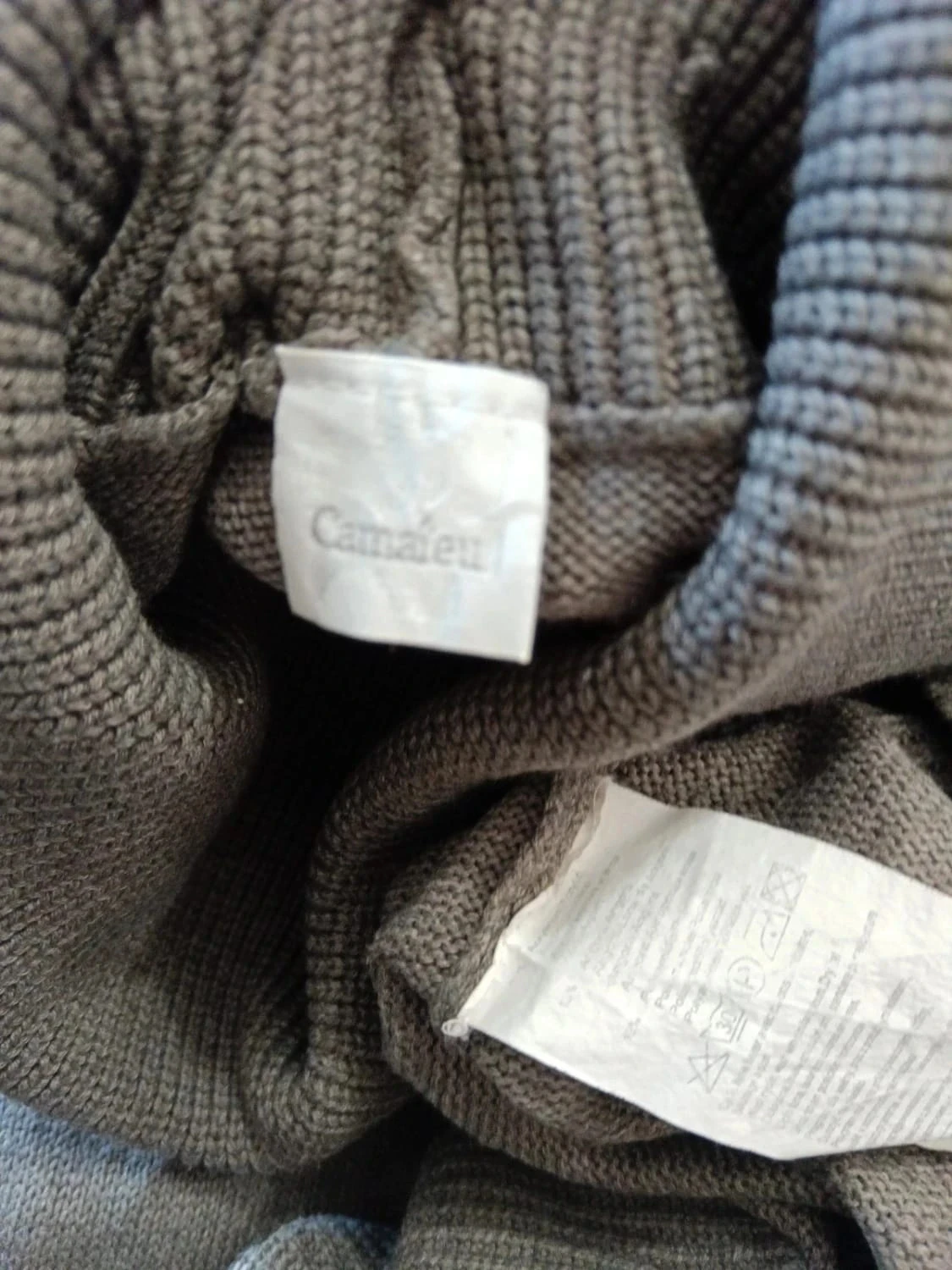 C77 pull gris camaïeu XS – photo 4